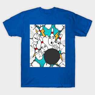 Funny Skittles Bowling Match T-Shirt